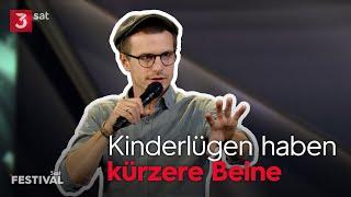 Hast du die Wand rot angemalt? Moritz Neumeier über die Lügen seiner Kinder | 3satFestival