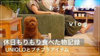 【５０代夫婦の休日vlog】ユニクロとstandard products購入品/美味しいご飯