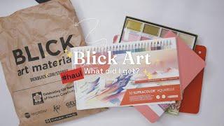 My Blick Art Haul | New Art Supplies To Try This Year of 2025