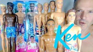 2023/2024 Swimsuit Ken Doll Collection Barbie Beach Pool Water Play Unboxing Review Comparison