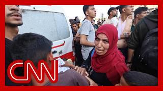 Dozens shot dead and injured near Gaza aid hub, health ministry and doctors say