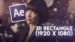 3D rectangle (1920 x 1080) | after effects tutorial