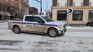 Moose jaw police f150 responding for a 2 vehicle mvc 10/03/25