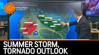 AccuWeather Summer Thunderstorm, Tornado Outlook