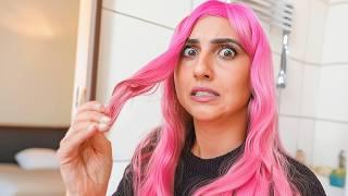 DYING MY HAIR PINK PERMANENTLY AND SURPRISING MY FAMILY!