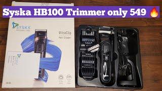 Syska HB100 Trimmer Unboxing and reviewBest trimmer under 1000Best Beard trimmer in India 2022 