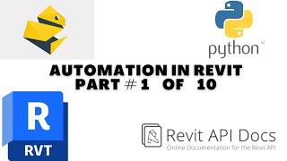 AUTOMATION IN REVIT | PART # 1 OF 10 [ Revit / Revit API / PyRevit / Python ]