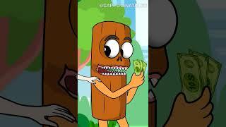The Orange and the Three Cups Game - Italian Brainrot | Cappucina Animation #animation #brainrot
