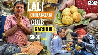 Kolkata Famous Lali Chhangani | Club Kachori | Since 1980 | ₹40 | Pure Veg Ep 9 @CrazyFoodTech