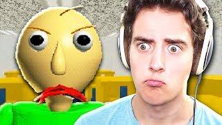 WEIRDEST HORROR GAME EVER!! | Baldi's Basics