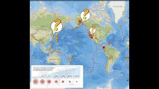 8.0 Earthquake coming soon? A look at Intervals of large quakes. Saturday 11/9/2024