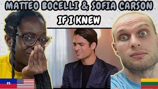 REACTION TO Matteo Bocelli & Sofia Carson -  If I Knew (Music Video) | FIRST TIME WATCHING