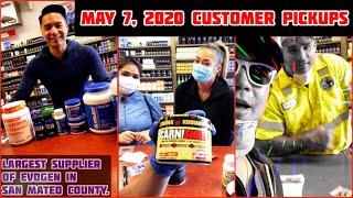 SUPPLEMENT PICKUPS at San Mateo Sports Nutrition on May 7, 2020