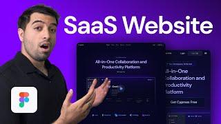 Stunning SaaS Website Design In Figma (2023)