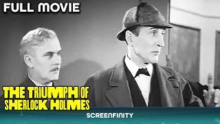 The Triumph Of Sherlock Holmes - FULL MOVIE | Ian Fleming & Arthur Wontner Film | Screenfinity