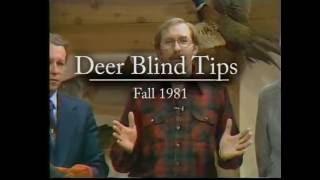 Hunting Blind Tips & Tricks for Success 1981 Deer Fred Trost's Michigan Outdoors