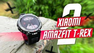 АРМЕЙСКИЙ СТАНДАРТ УМНЫЕ ЧАСЫ XIAOMI Amazfit T Rex 2 СМАРТ ЧАСЫ С GPS  24 дня MIL-STD-810 КРАШ ТЕСТ