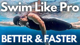 How to Swim Better and Faster, Freestyle Swimming Tips For Beginners (English Subtitles)