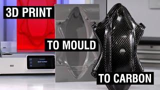 Making a Composite Mould for a Carbon Fibre Part from a 3D Printed Pattern