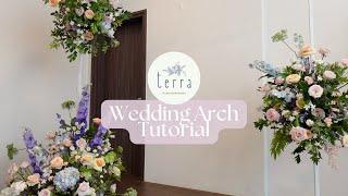 Wedding Decor: How to Make a Floral Arch with Flowers by Terra | Floral Design Tutorial #bridestobe