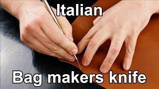 Italian Bag Makers knife | 'Trincetto' | 60 sec Tool Review