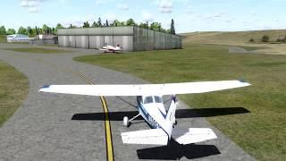 Cessna C172R Skyhawk II, Tail# N80991, by (A2A Simulations).