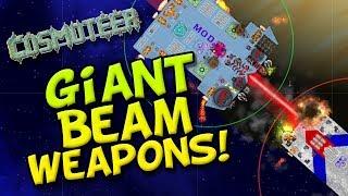 MOST POWERFUL WEAPON IN THE GAME! ep 1 - Cosmoteer - Game of Space Battles and Ship Building!