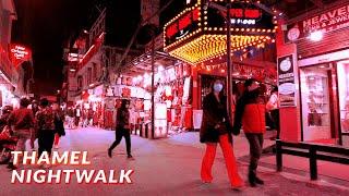 Friday Night Walk in Thamel, Kathmandu | Binaural City Sounds ASMR | Travel Nepal 4K UHD 60fps HDR