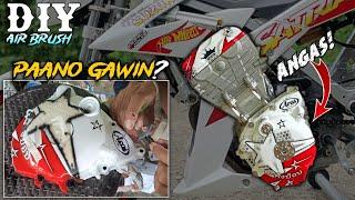 DIY crankcase repaint "Arai inspired". | Bobwerkz