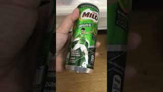 MILO ORIGINAL MALT DRINK IN CAN | NESTLE #shorts #short #milo #original #drink #nestle #chocolate