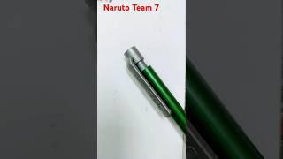 How to make the drawing of Kakashi,Naruto,Sasuke and Sakura ###shortsvideo##kt