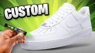 Customizing Shoes With Only Posca Markers! 