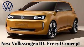 Volkswagen’s Cheapest EV | 155 Mile Range | 94 HP | Speed ​​132 Km/h | Volkswagen ID. Every1 Concept