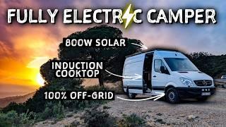 BEGINNER FRIENDLY Camper Van Electrical System (FULL COST BREAKDOWN) | 100% Off-Grid Setup!