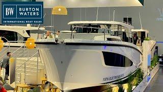 Walkthrough of the new Delphia 10 LoungeTop featuring at Dusseldorf Boat Show 2024