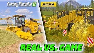 Farming Simulator 2017 Ropa DLC - Real VS Game LS17 Smasher Trailer | FS 2017 Expansion 2