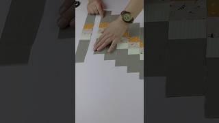 Хитрости лоскутного шитья. Новая красивая идея блока для пэчворка. #shorts