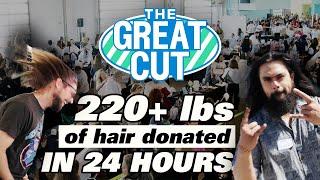 Long Hair Company President, CEO & Staff Shave Their Heads, Donate 100+ Inches of Hair