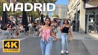 Madrid, Spain  | Walking Tour 4K 60FPS HDR | Summer 2024 (▶59min)