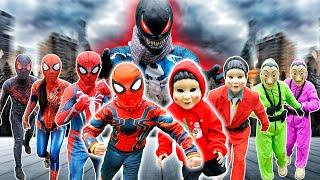 SUPERHERO's Story || WHERE IS KID SPIDER MAN & SQUID GAME?? – Epic Superhero Adventure!