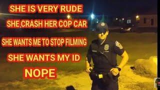 COMPLY OR GO TO JAIL id refusal I DON'T ANSWER QUESTIONS FIRST AMENDMENT AUDIT