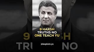 9 Harsh Truths No One Will Teach You — Sylvester Stallone Life Lessons #Lifelessons