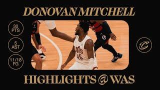 Cavs at Wizards | Donovan Mitchell Highlights | 10.26.2024