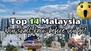 Best 14 Places to Visit in Malaysia  | Tourist Attraction 2024