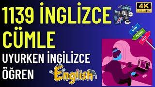 UYURKEN İNGİLİZCE ÖĞREN | GÜNDELİK CÜMLELER İLE PRATİK YAP | BÖLÜM 2 |TÜRKÇE KARŞIKLARI İLE ÖĞREN