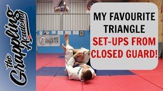 My Favourite Triangle Set Ups From Closed Guard!