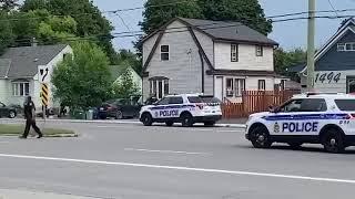 Ottawa police tactical unit breaching a home! ( FLASHBANG)