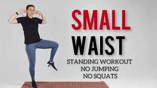 SLIM WAIST & FLAT BELLY WORKOUT/ALL STANDING / No jumping /LOSE BELLY FAT / Get a Flat Stomach