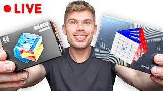 Gan 5x5 / Meilong UV Unboxing! [Cubing Livestream Highlights]