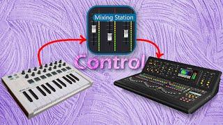 how to setup ANY MIDI Controller with Mixing Station to control your mixer